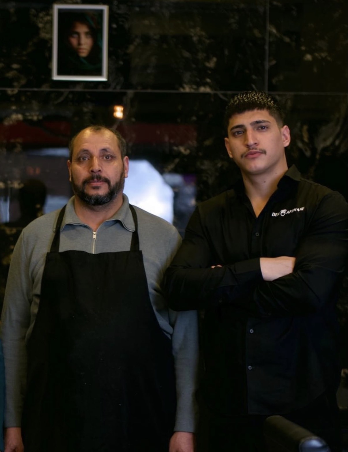 Die Inhaber von Der Afghane im Lokal